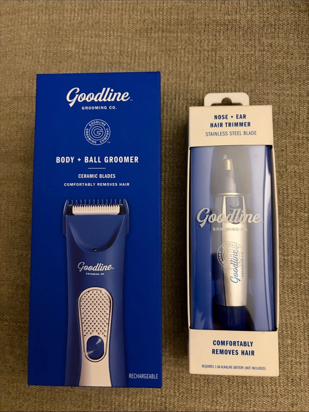 Blue Body & Nose Grooming Kit – Precision Trimmer Set